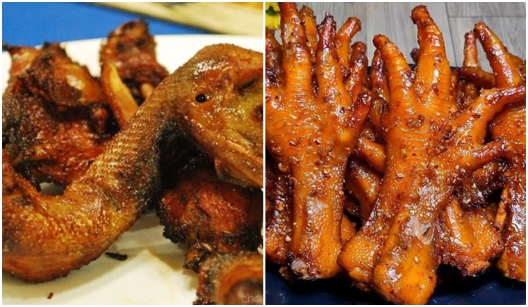 Cách làm cổ gà và chân gà nướng cay ngon tại nhà