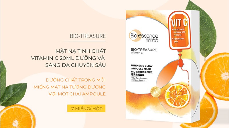 Mặt nạ tinh chất vitamin C Bio Essence