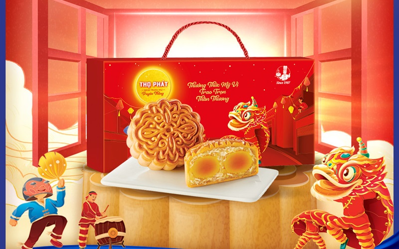 Mẫu hộp bánh trung thu Thọ Phát 2024