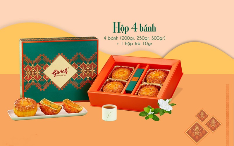 Giới thiệu mẫu bánh Trung thu Girval năm 2024