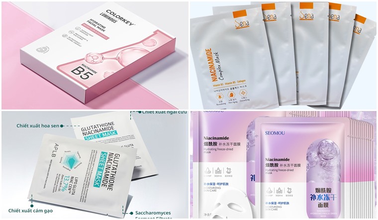 Top 9 mặt nạ niacinamide tốt nhất giúp da sáng mịn, mờ thâm hiệu quả