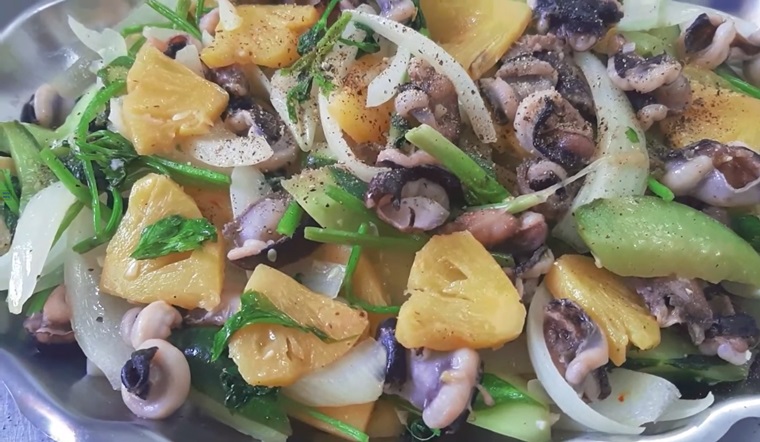 Cách làm vè mực xào chua ngọt không bị tanh, thơm ngon