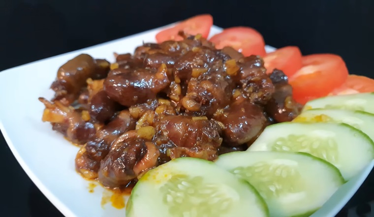 Hao cơm với món tim gà khìa nước dừa đậm đà, bắt vị 