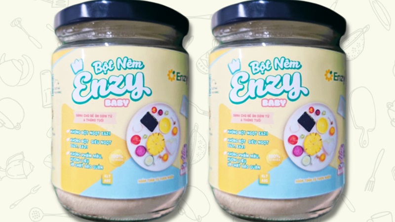 Hạt nêHạt nêm ăn dặm, thuần thực vật, không bột ngọt Enzy Foodm ăn dặm, thuần thực vật, không bột ngọt Enzy Food