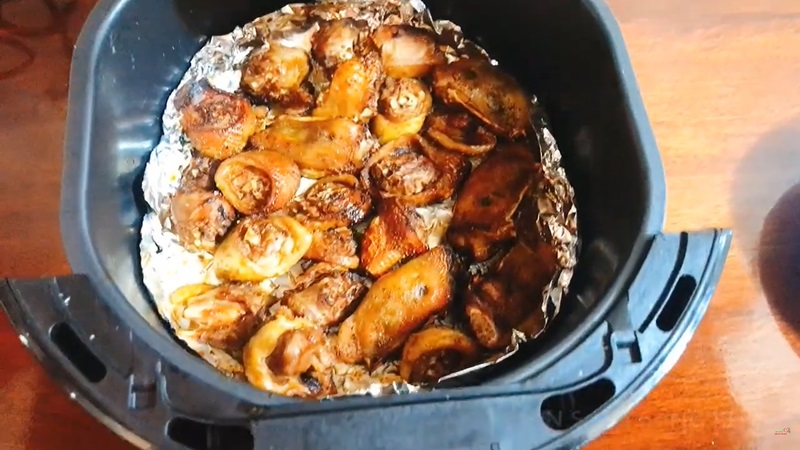 Fried chicken necks - the final product