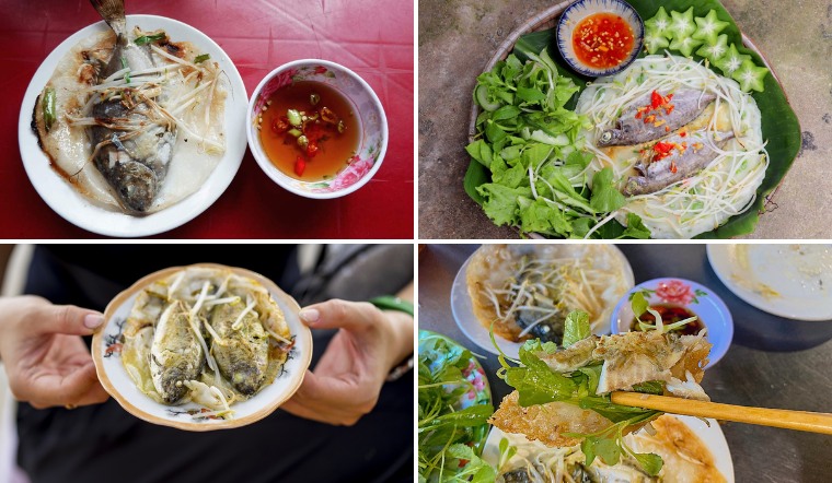 Độc đáo Bánh xèo cá kình làng Chuồn, thử là mê