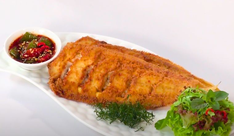 Cách chiên cá lưỡi trâu giòn ngon, hấp dẫn ăn cùng sốt nước tương