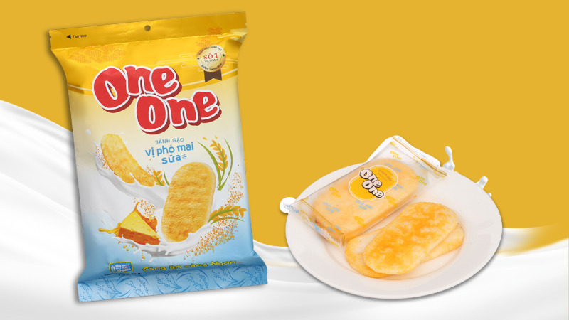 Bánh gạo One One phô mai sữa có gì đặc biệt