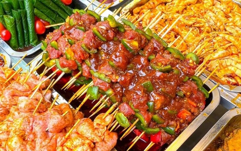 Quán nướng tự chọn 5K Cùi Bắp