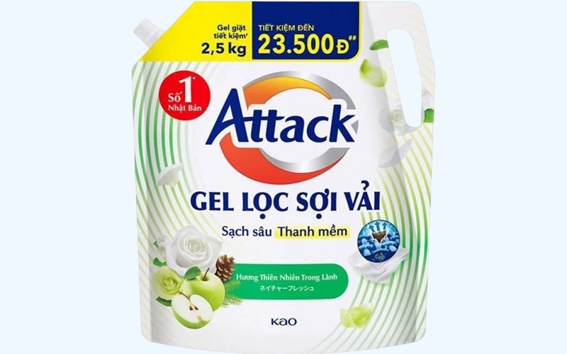Gel giặt Attack hương thiên nhiên trong lành