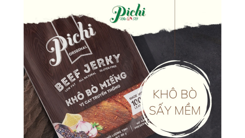 Khô bò miếng Pichi là sản phẩm thuộc Công ty TNHH IPP Global Khô bò miếng Pichi là sản phẩm thuộc Công ty TNHH IPP Global