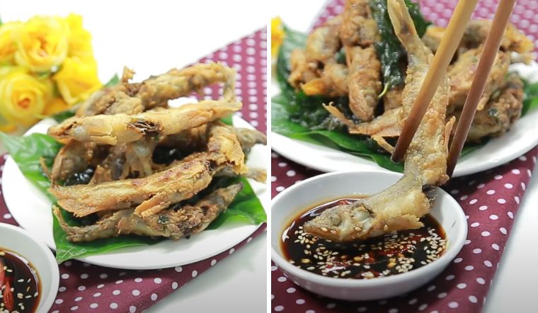 Cách làm cá trứng chiên lá lốt đơn giản, lạ miệng