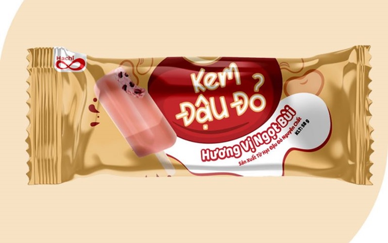 Kem đậu đỏ Hachi 58g