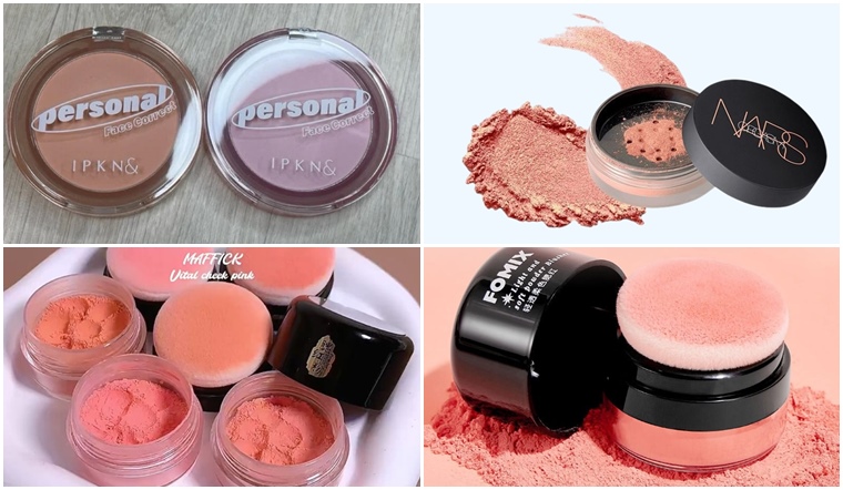 Review chi tiết các dòng phấn má hồng dạng bột đình đám trên thị trường