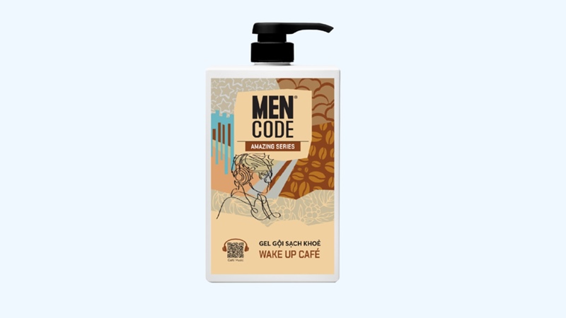 Gel gội sạch khỏe MENCODE Wake Up Café