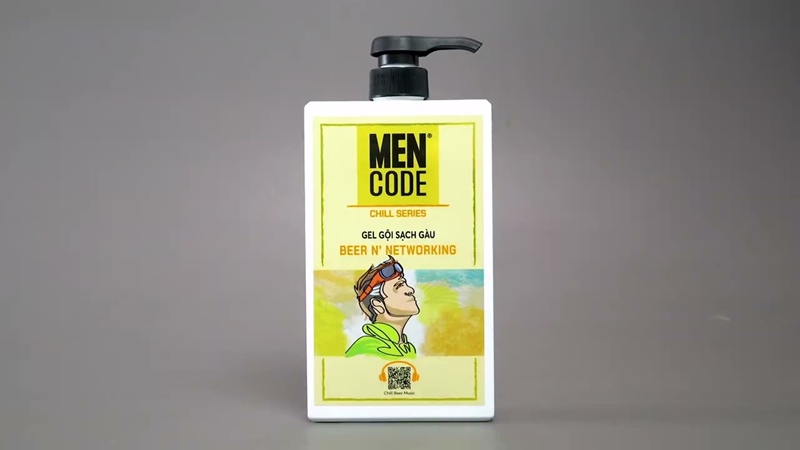 Gel gội sạch gàu MENCODE Shake Beer