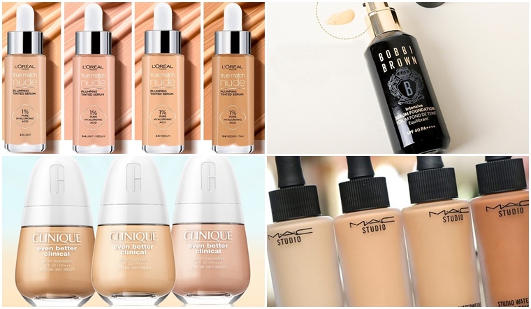 Top 10 kem nền dạng serum trên thị trường hiện nay