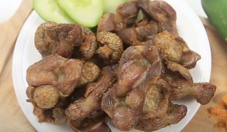 Cách làm món mề gà chiên lắc muối ớt lạ miệng, thơm ngon