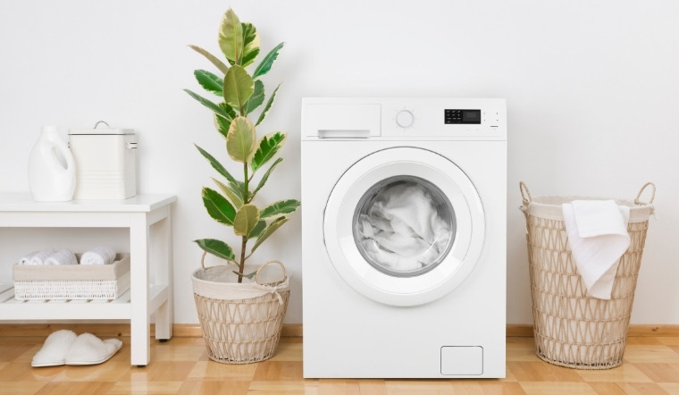 3 lý do nói không với việc đặt máy giặt trong phòng tắm