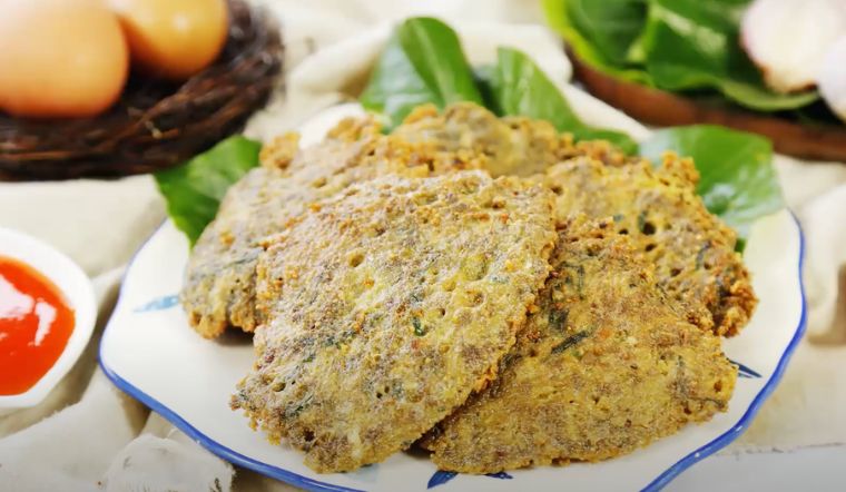 Cách làm trứng cá chiên lá lốt độc đáo, ngon lạ miệng