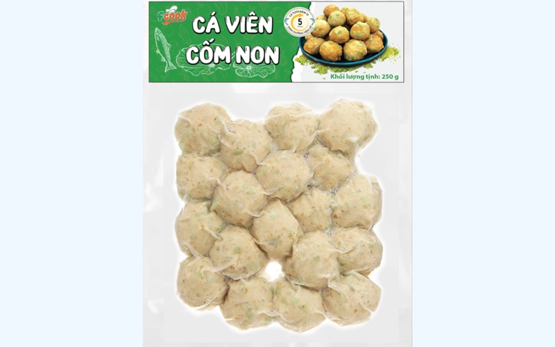 Cá viên cốm non Fcook Hoa Doanh