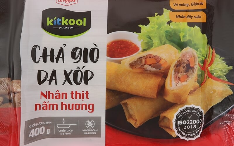 Chả giò da xốp nhân thịt nấm hương LC FOODS