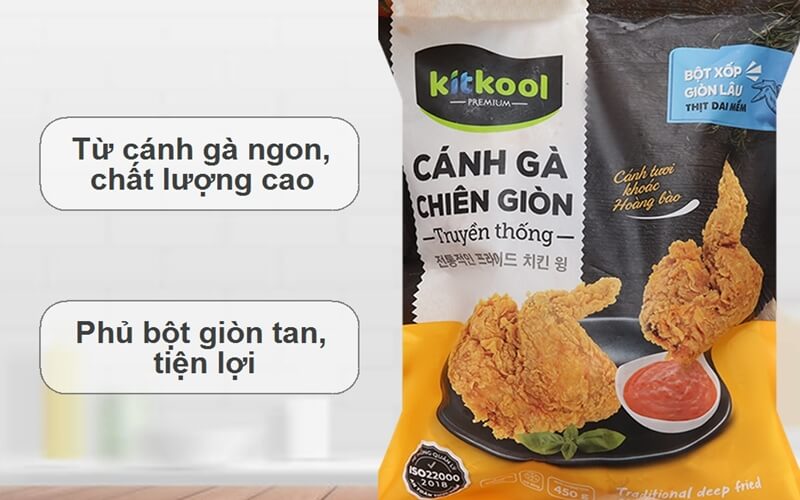Cánh gà chiên giòn truyền thống LC FOODS