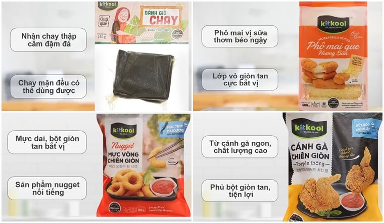 Tổng hợp 7 loại đồ chiên Lc Foods ngon, chất lượng bán tại Bách hóa XANH