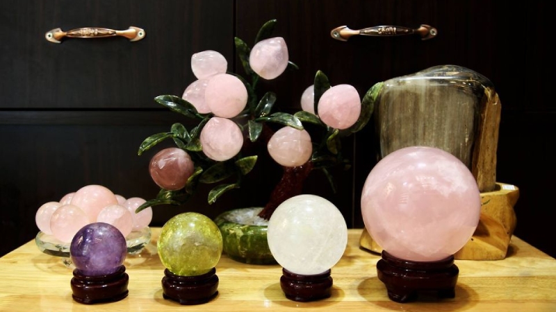 Quả cầu đá phong thủy Quả cầu đá phong thủy