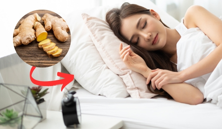 Để gừng dưới gối khi ngủ vừa tốt sức khỏe lại cải thiện không gian sống