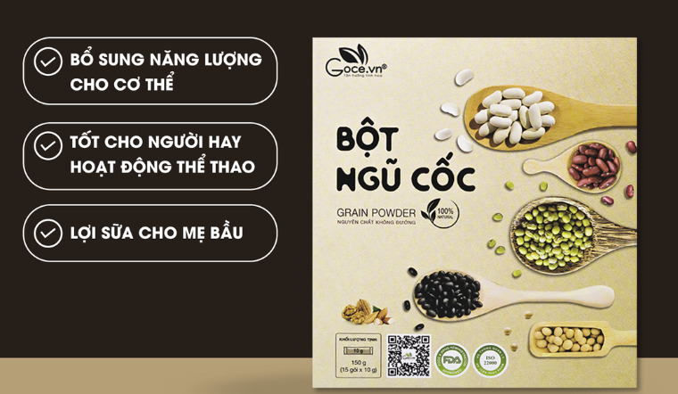 Dinh dưỡng cho cả nhà với bột ngũ cốc Goce 