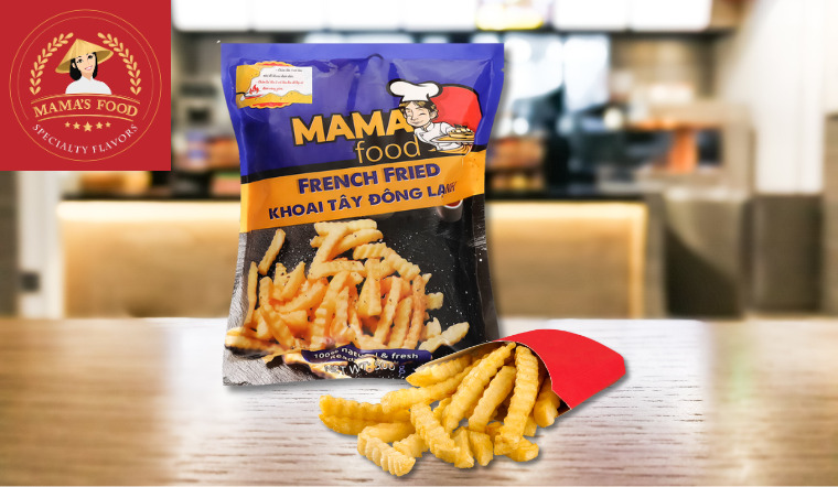 Nhanh tay chế biến món ăn vặt ngon với khoai tây đông lạnh Mama Food