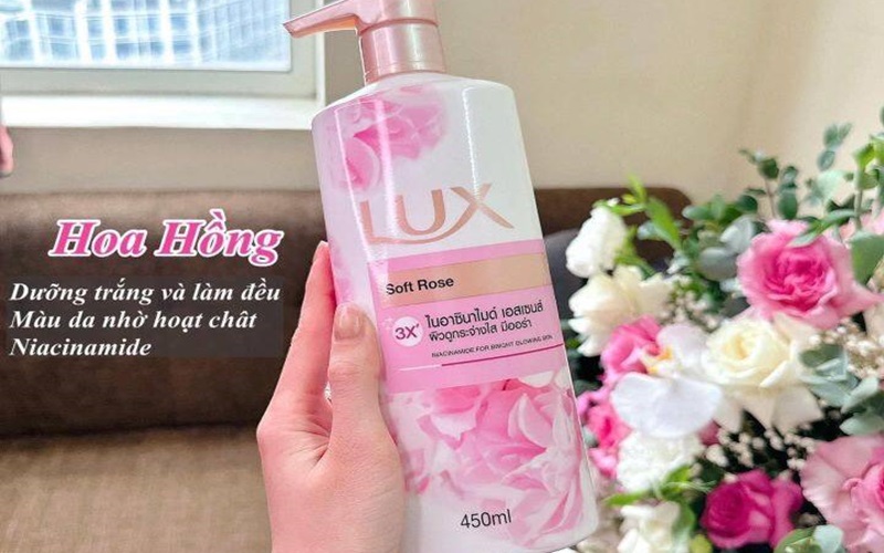 Sữa tắm Lux Thái Lan Soft Rose