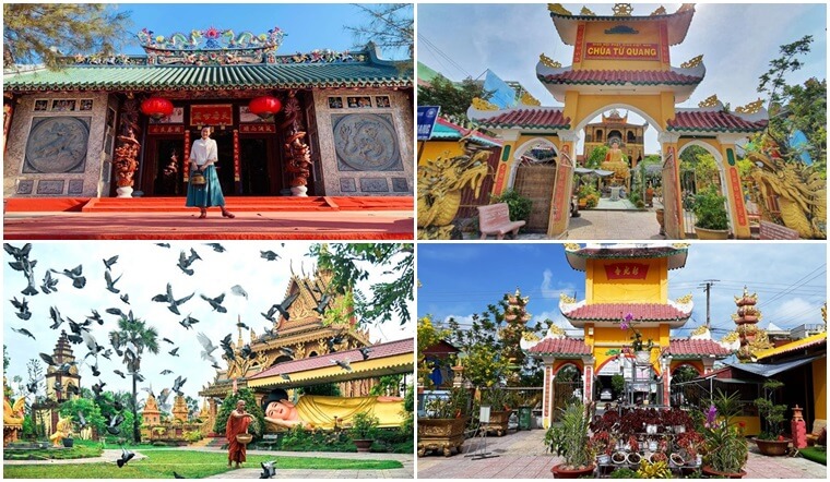 Điểm qua 5 ngôi chùa linh thiên bậc nhất Cà Mau
