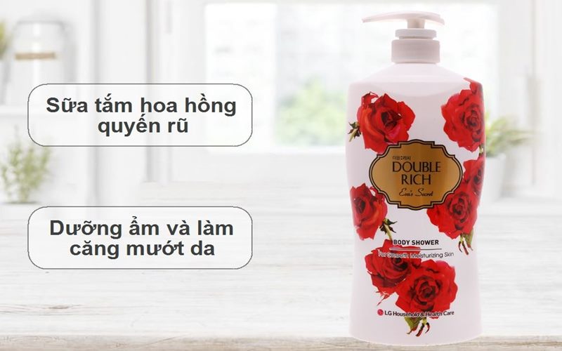 Sữa tắm hoa hồng Double Rich Eva's Secret Sữa tắm hoa hồng Double Rich Eva's Secret