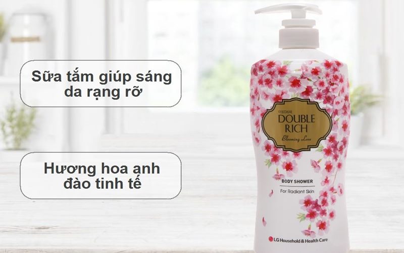 Sữa tắm hoa anh đào Double Rich Blooming Love Sữa tắm hoa anh đào Double Rich Blooming Love