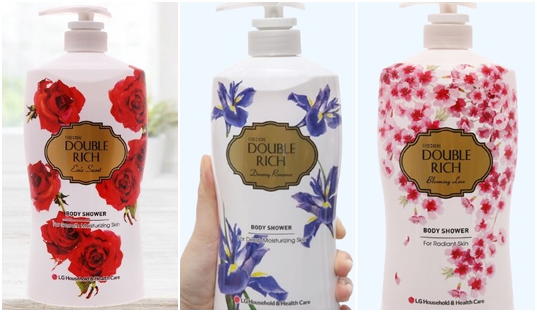 3 loại sữa tắm Double Rich giúp da trắng mịn, căng bóng