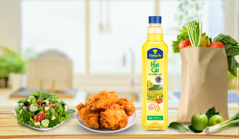 Bảo vệ sức khỏe cả gia đình với dầu Tường An hạt cải