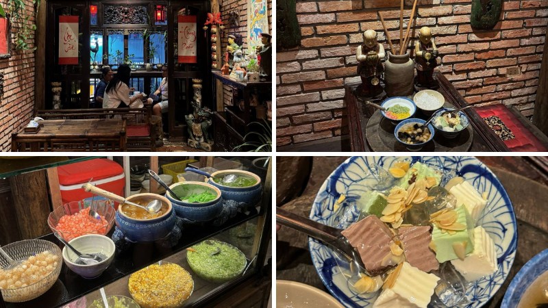 Thưởng thức chè trong không gian xưa cũ ở quán "chè Lộc Tài"