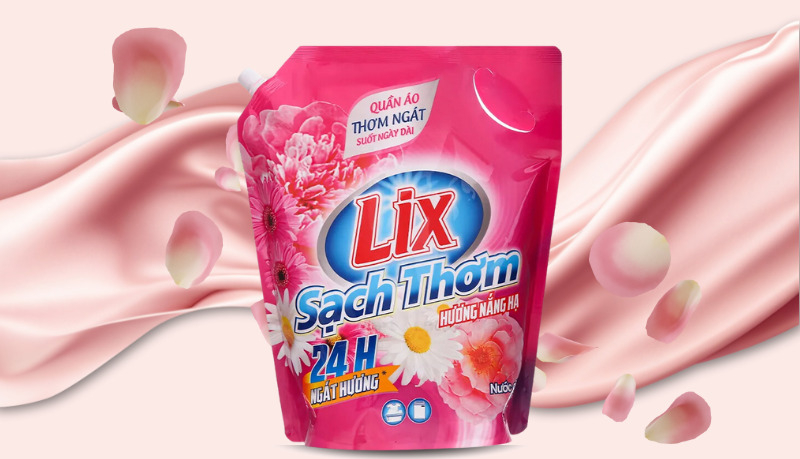 Nước giặt Lix sạch thơm nắng hạ