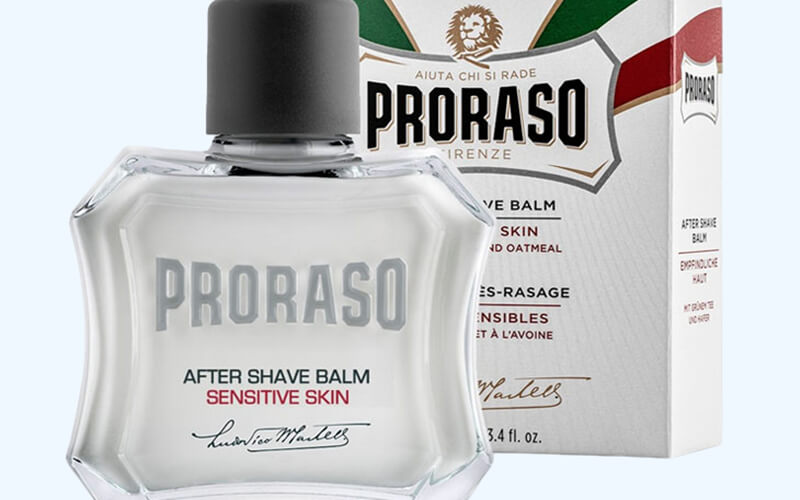 Dưỡng da sau cạo Proraso After Shave Balm Sensitive Green Tea (White)