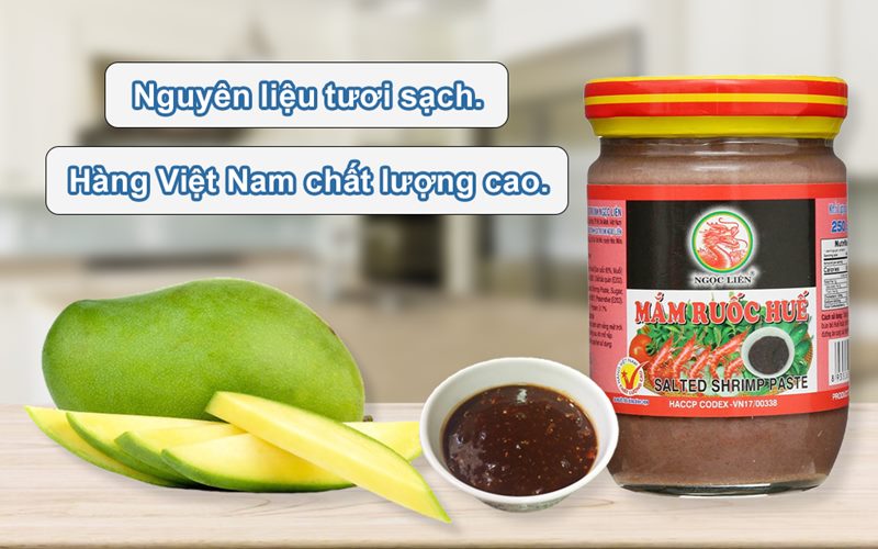 Mắm ruốc Huế Ngọc Liên hũ 250g Mắm ruốc Huế Ngọc Liên hũ 250g