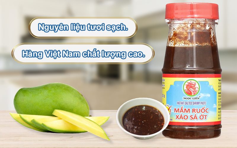 Mắm ruốc xào sả ớt Ngọc Liên Mắm ruốc xào sả ớt Ngọc Liên