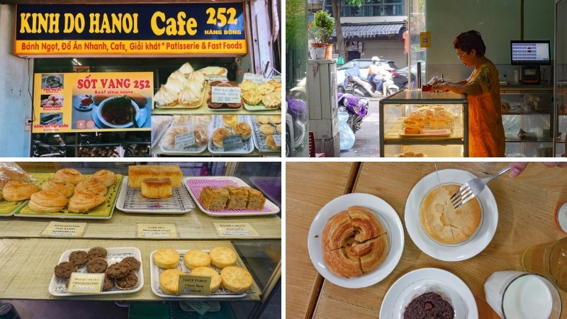 Giới thiệu hàng bánh, sữa Kinh Đô Cafe 252 Hàng Bông