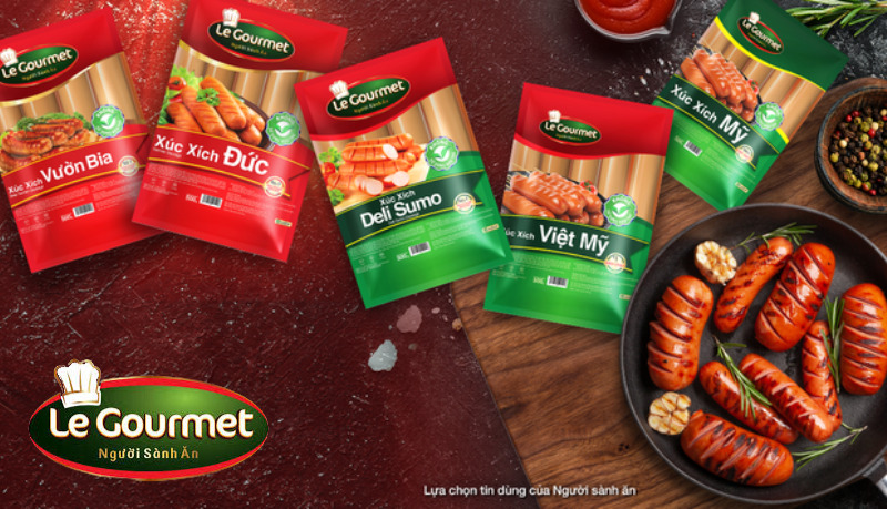 Le Gourmet - thương hiệu xúc xích cao cấp