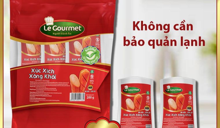 Ăn gì cho bữa sáng nhanh gọn? Thử ngay xúc xích xông khói Le Gourmet