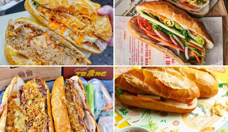 Thử ngay 5 hàng bánh mì nổi danh Sài Thành, đâu là hương vị bạn yêu thích