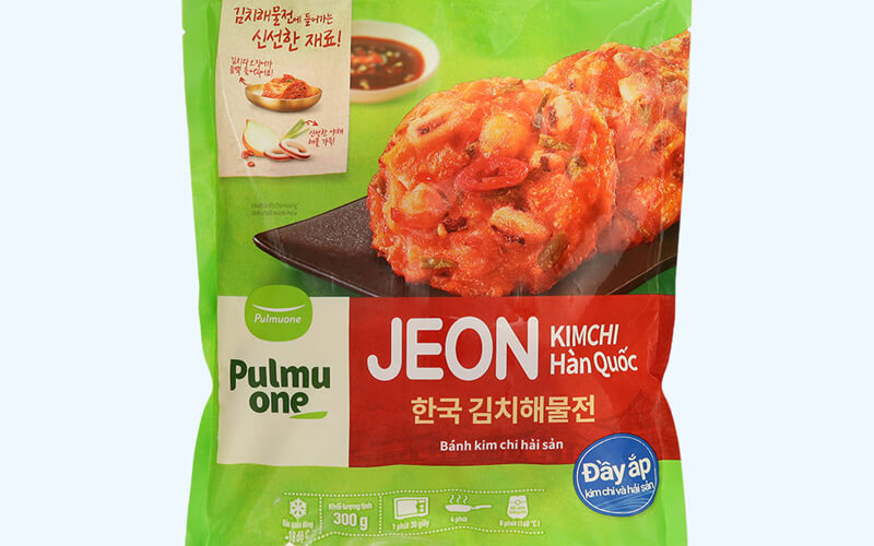 Bánh kim chi hải sản Jeon Haemul Hàn Quốc Pulmuone gói 300g