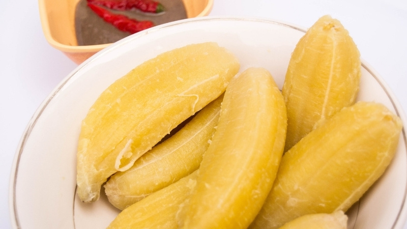 Chuối sáp không thể ăn sống