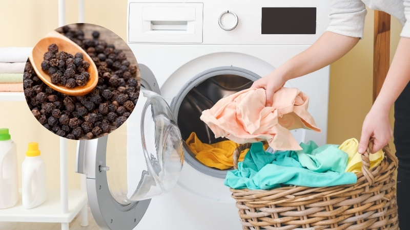 Tiêu đen tăng hiệu quả làm sạch quần áo
